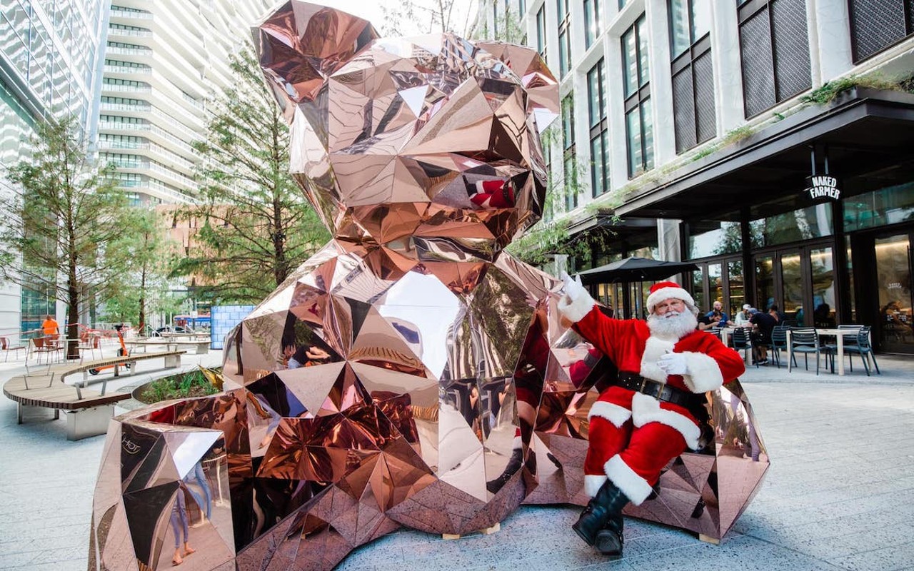 Water Street Tampa's first ever Season Spectacular includes plenty of Santa photo-ops.