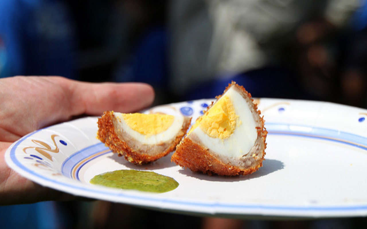 Grub on Scotch eggs and more Saturday morning.