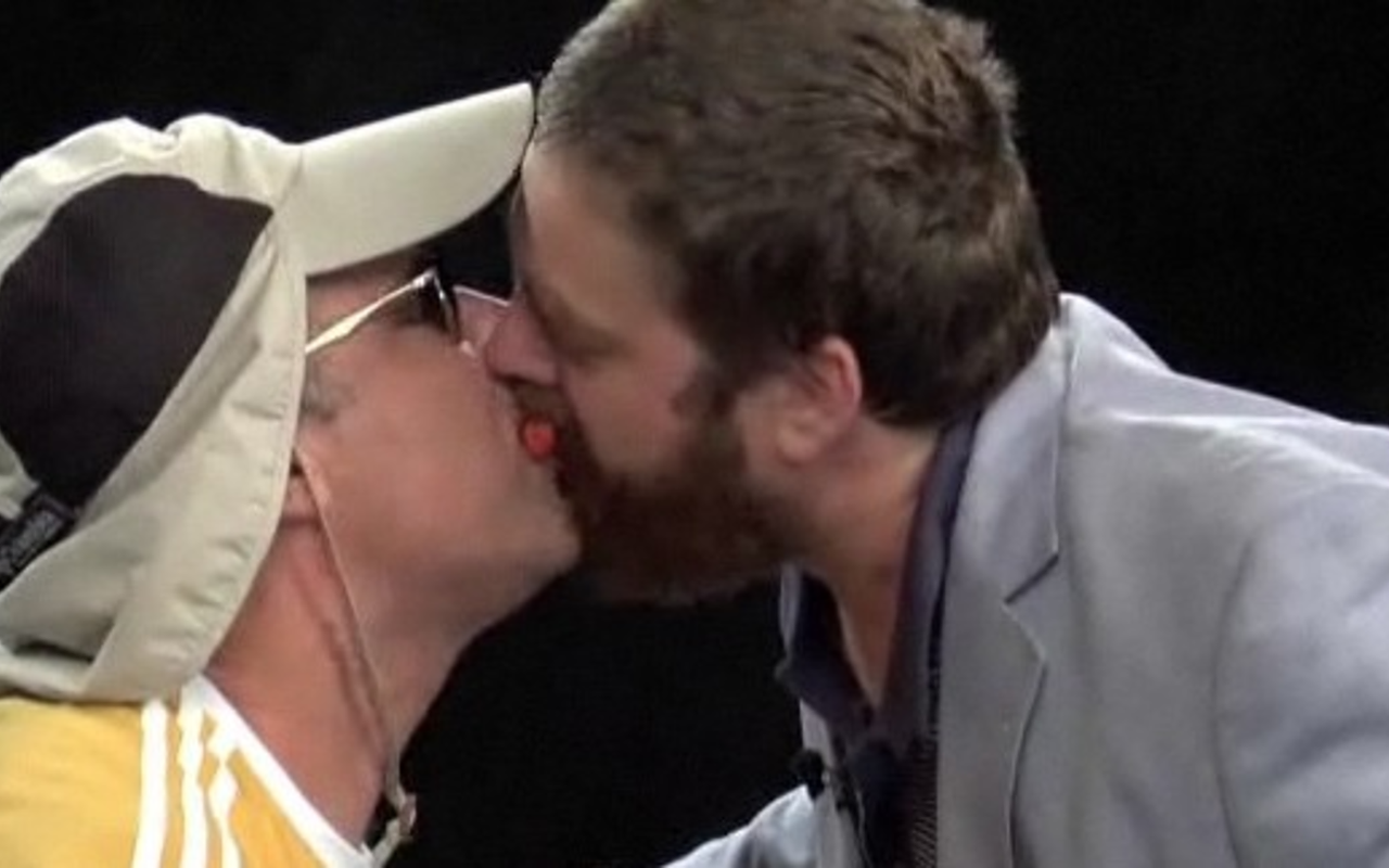 Galifianakis and Ferrell share a special moment