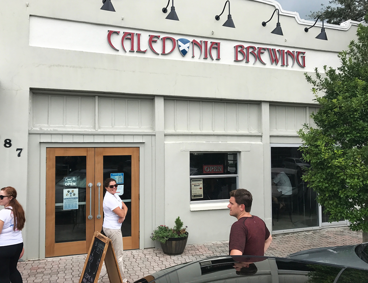 Caledonia Brewing, whose name is inspired by the city's Celtic roots, is housed inside the historic Dunedin Times building.
