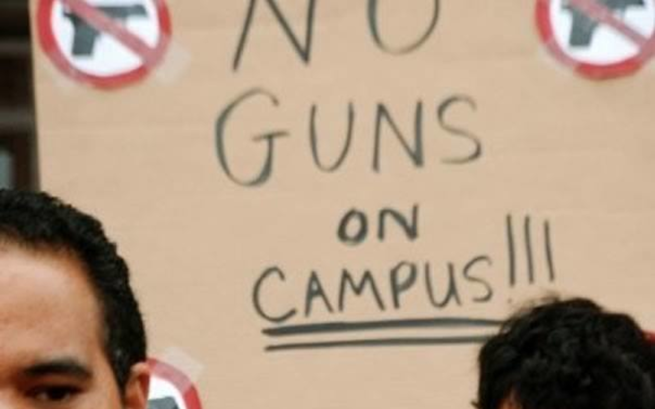 We're out of clever gun metaphors for the campus carry bill that just cleared another hurdle