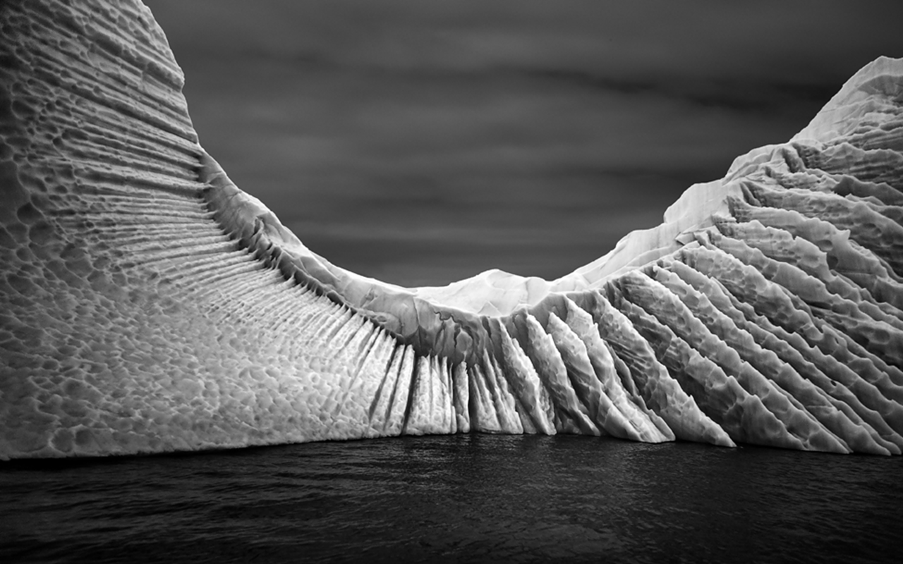 SEA & SPIRIT: Ernest H. Brooks II’s photo "Winged Wall, Antarctica,"  from Fragile Waters.