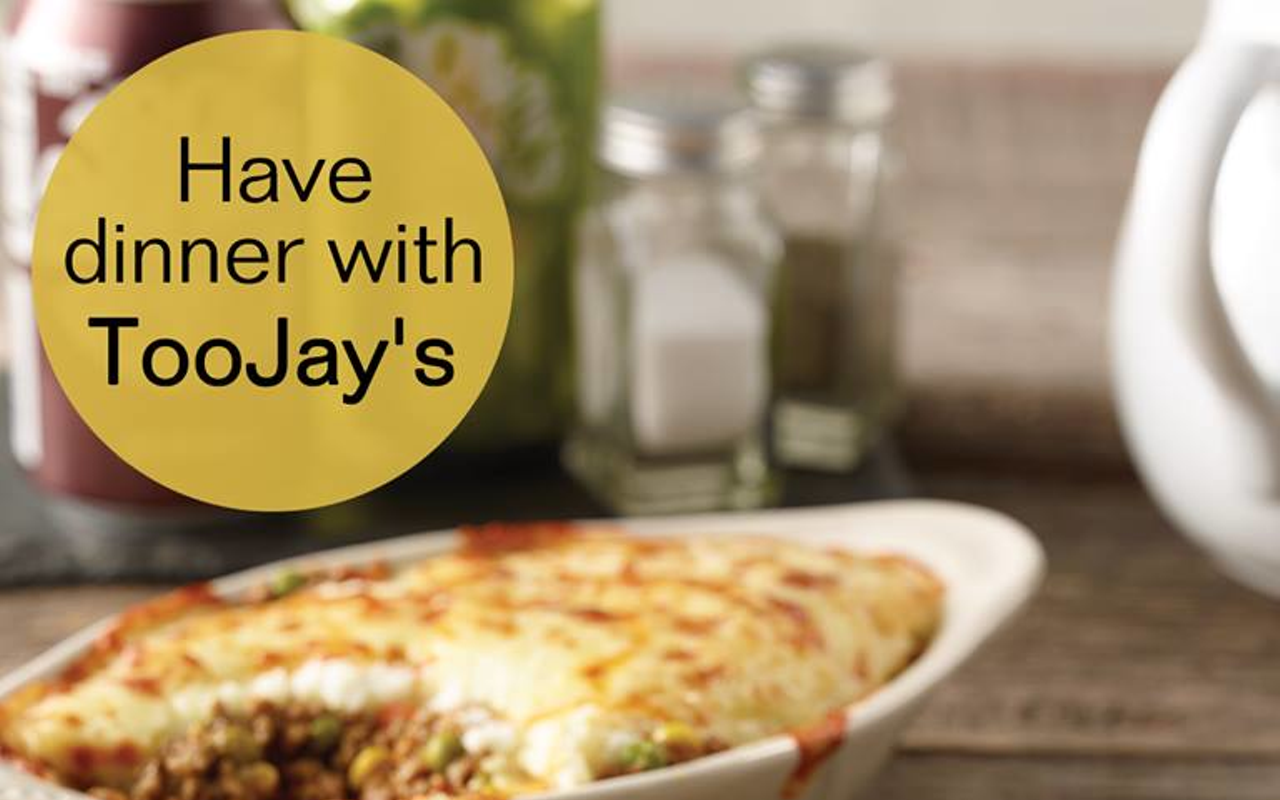 Shepherd's pie is one entree that TooJay's will comp for active military and veterans.