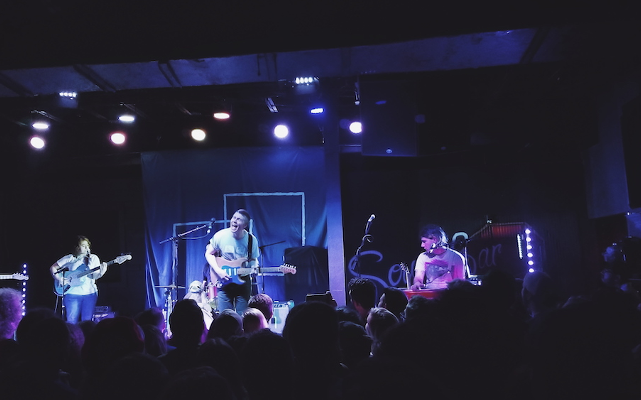 Pinegrove plays Soundbar in Orlando, Florida on February 25, 2019.
