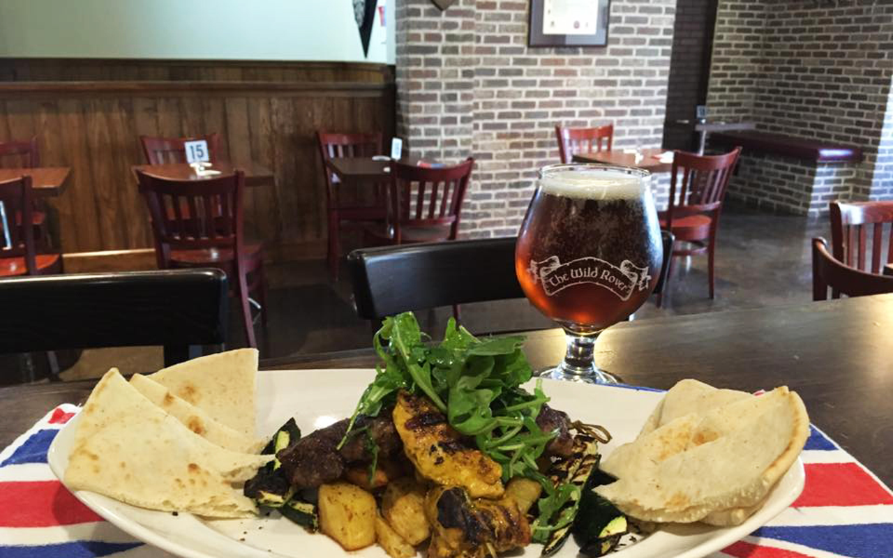 The Wild Rover pairs its craft brews with English pub grub in Tampa's Westchase area.