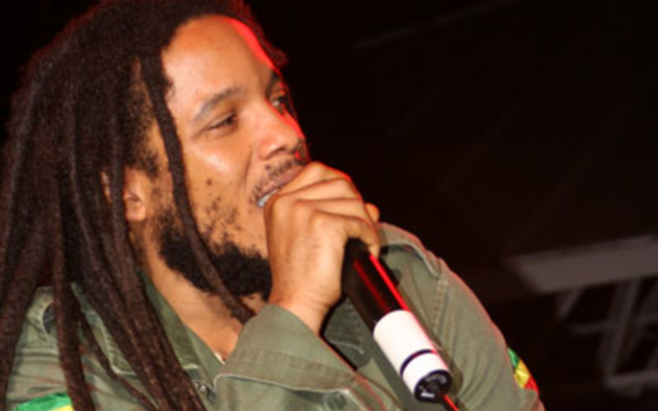 RASTA MAN: Stephen Marley carries on his father Bob's legacy at Coachman Park.