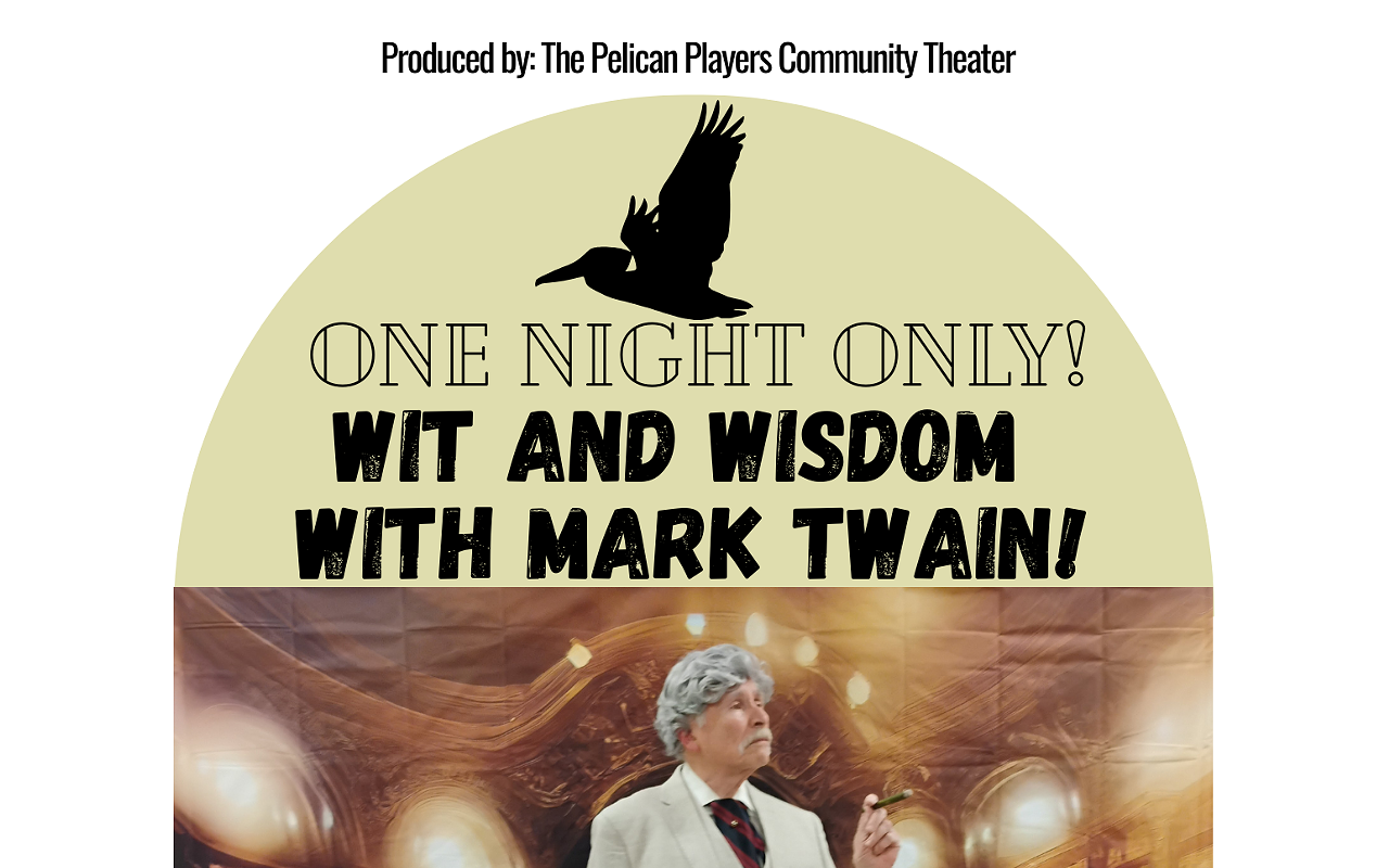 Image: WIT AND WISDOM WITH MARK TWAIN - One night only!