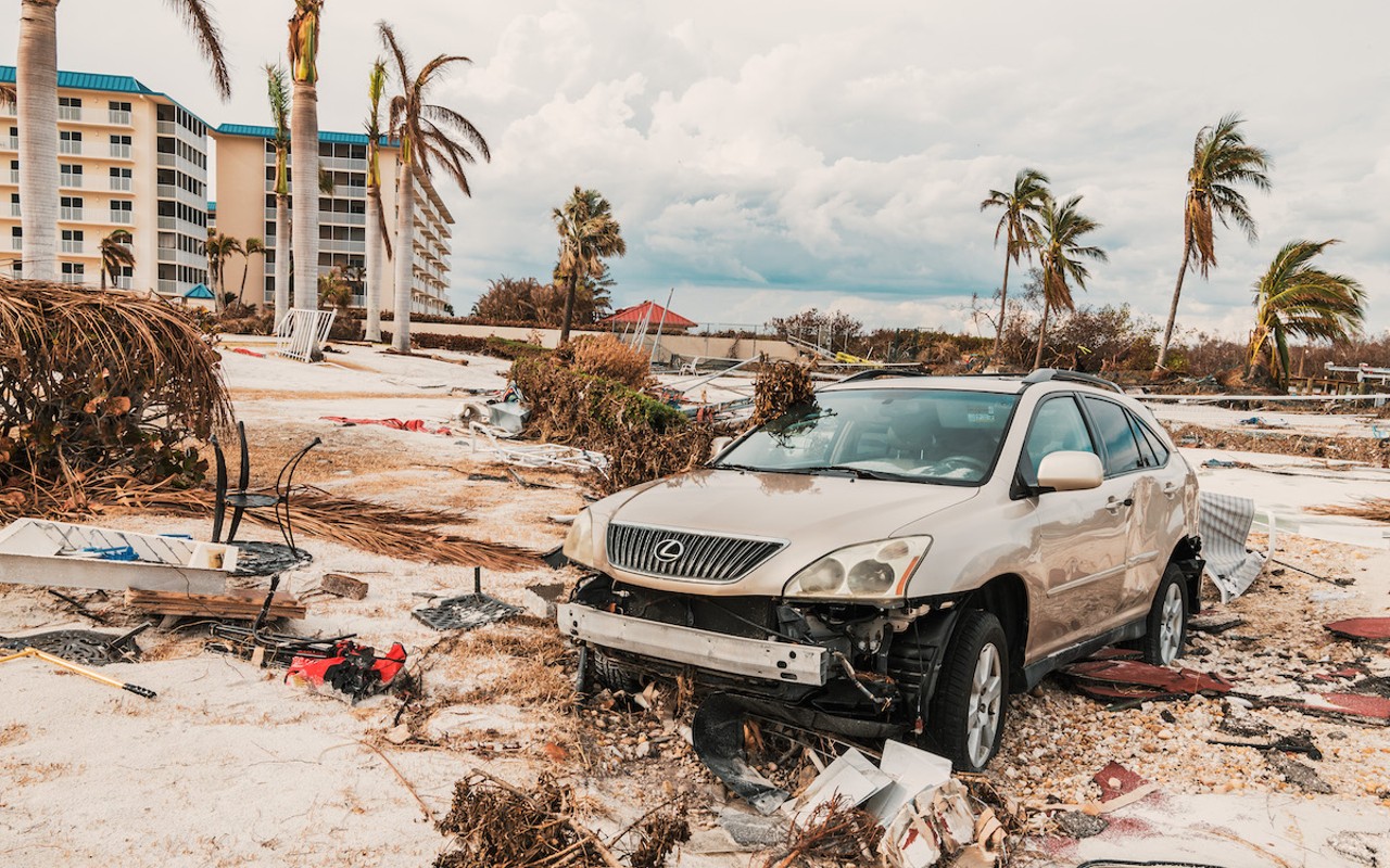 Fort Myers Beach took a catastrophic direct hit from Category 4 Hurricane Ian in 2022.