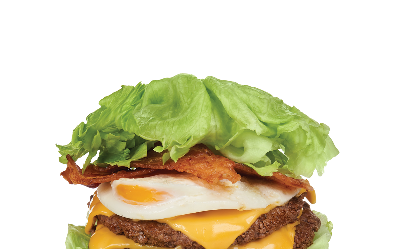 BurgerFi's new KetoFi burger.