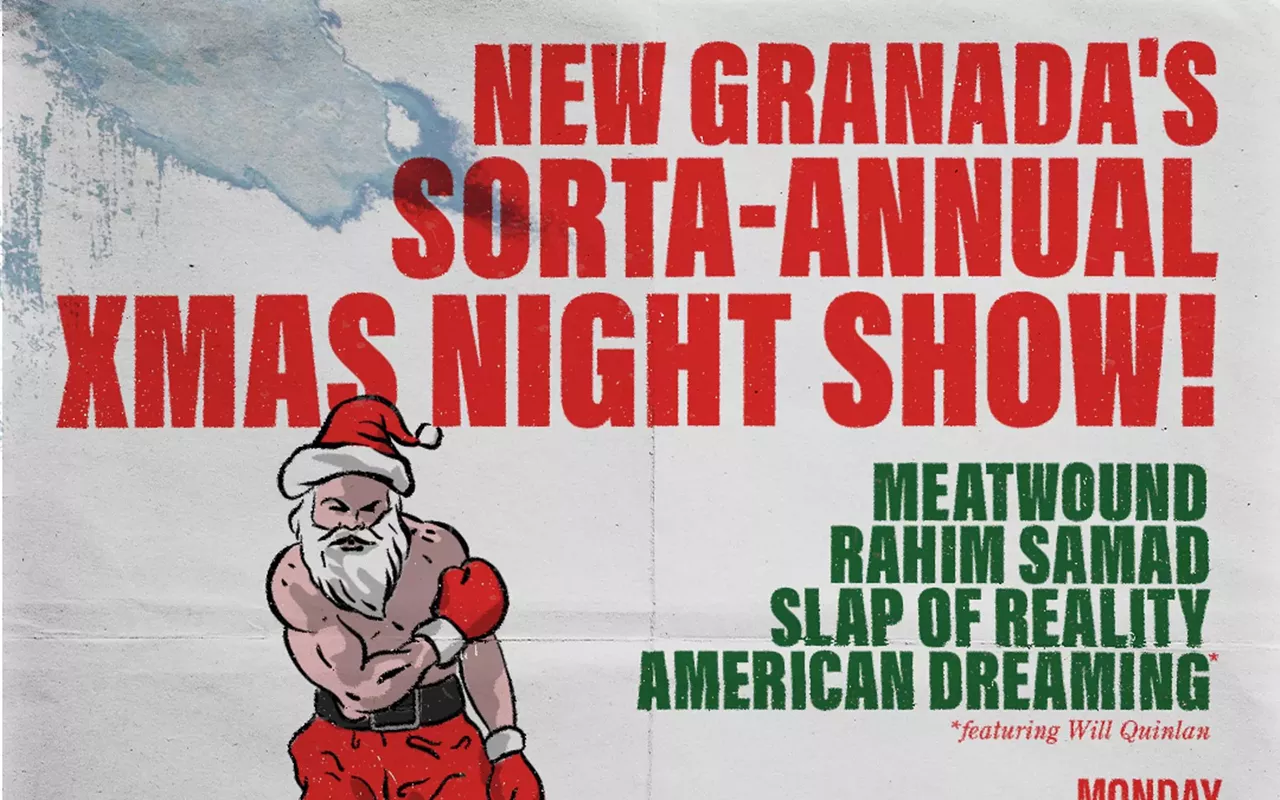 Image: Xmas Night Show w/ MEATWOUND, RAHIM SAMAD, SLAP OF REALITY & AMERICAN DREAMING - Mon. 12/25 @ Hooch & Hive