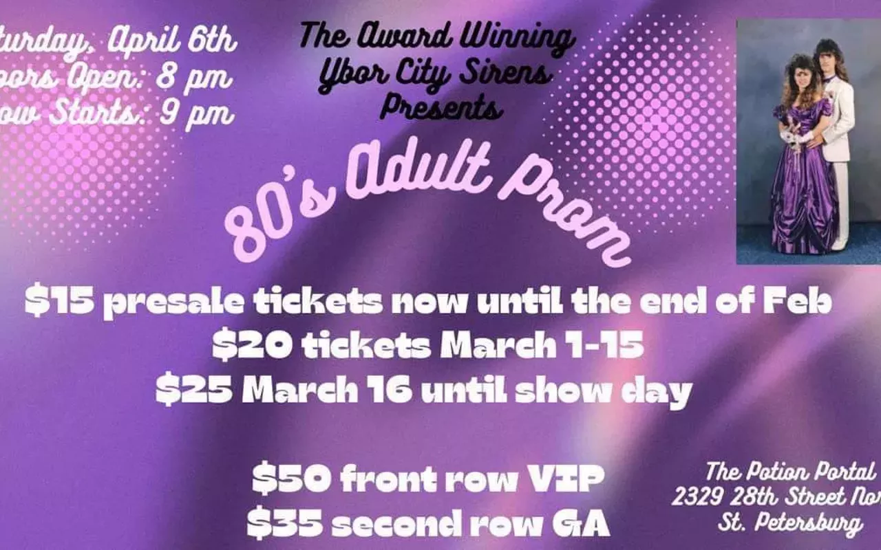 Image: Ybor City Sirens LLC Presents: 80s Adult Prom