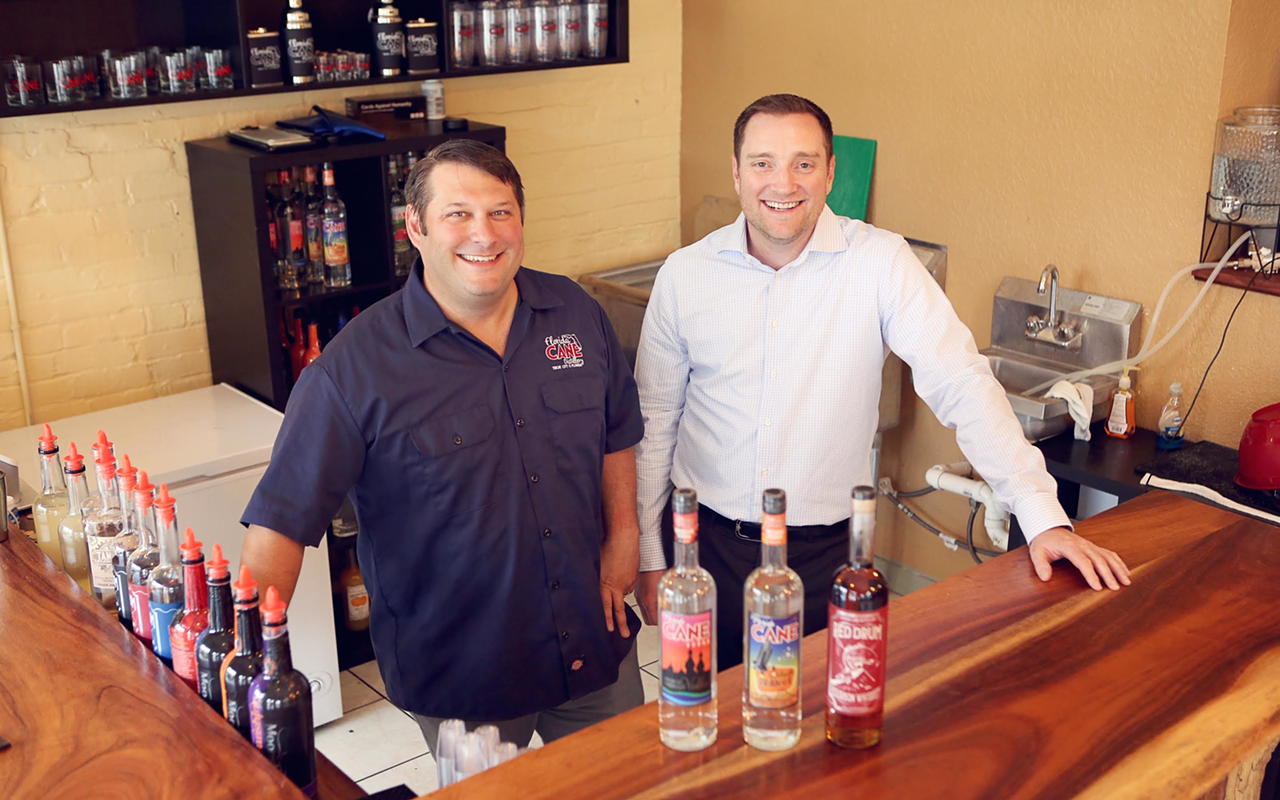 CHIPPING AWAY: For the last three years, owners Lee Nelson (L) and Pat O’Brien have been working tirelessly to pass the Craft Distiller Bill.