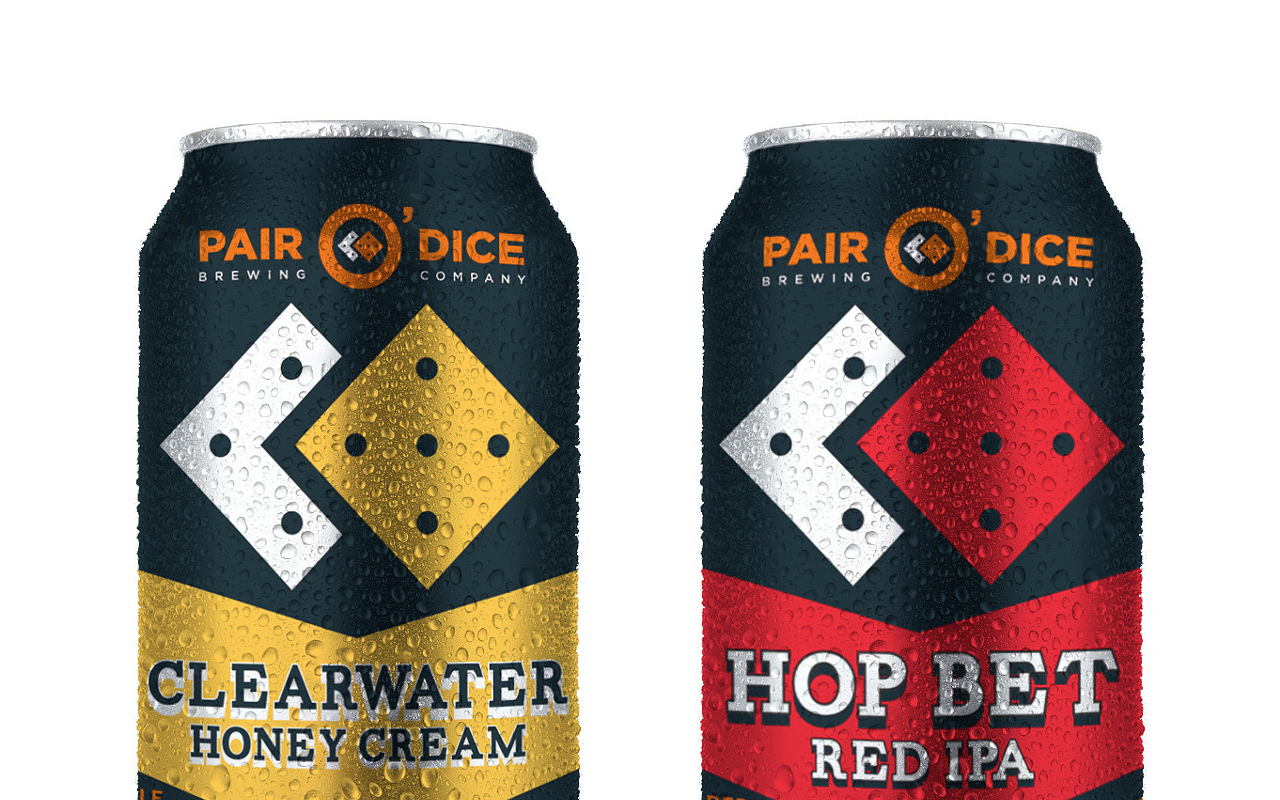In 2015, Pair O' Dice started packaging its honey cream ale and red IPA with the help of a mobile canner.