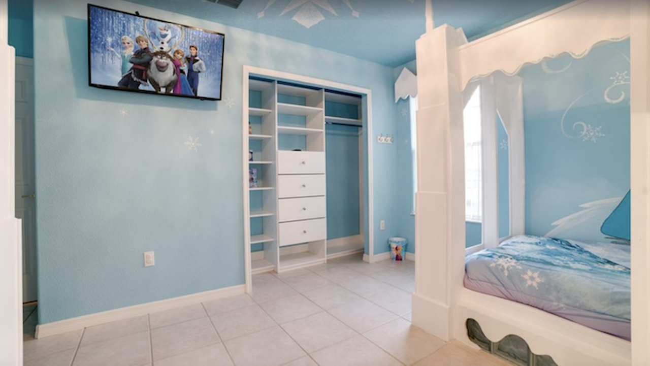 You can now rent this massive Frozen-themed Florida mansion