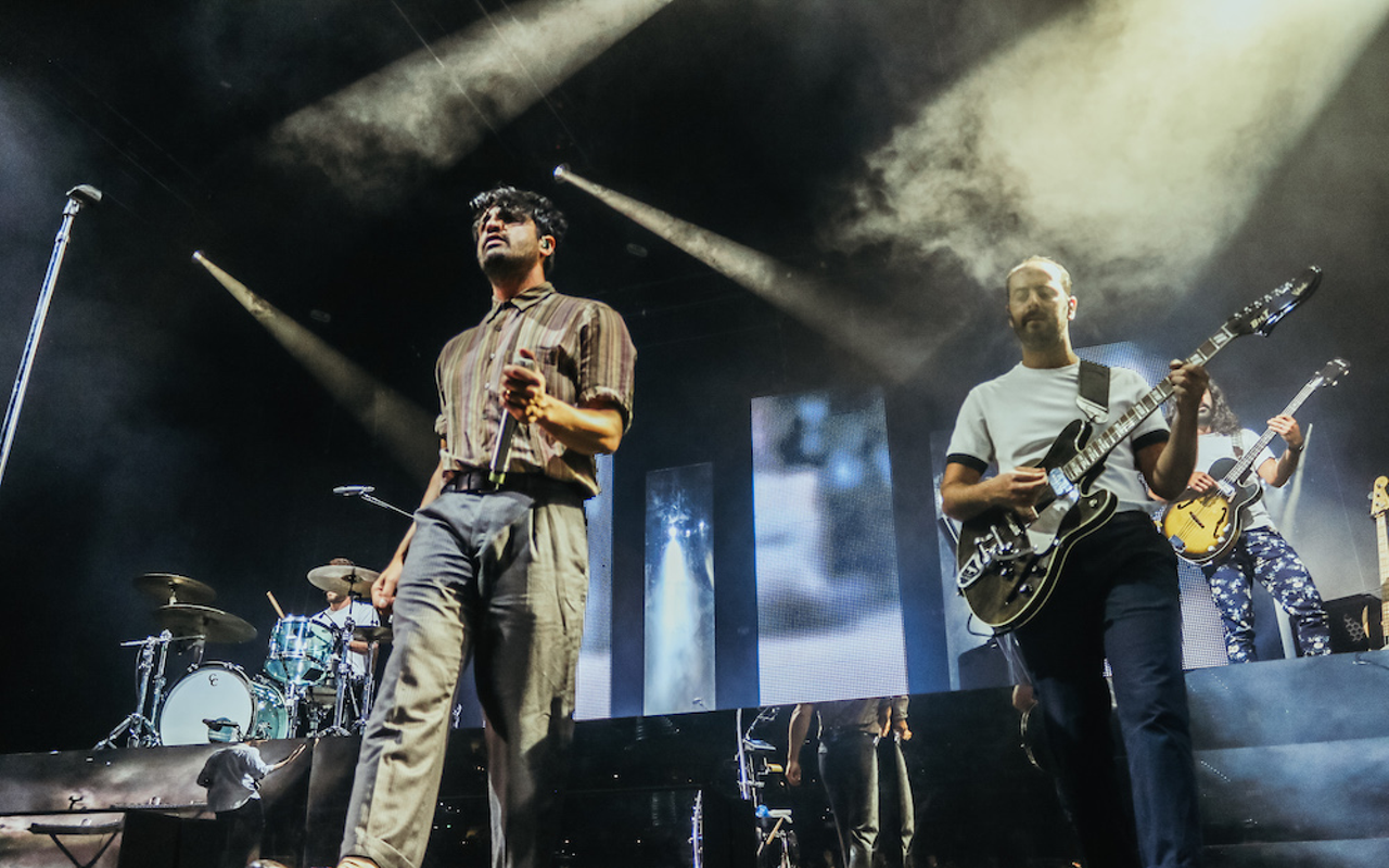 Young the Giant plays Yuengling Center in Tampa, Florida on July 18, 2019.