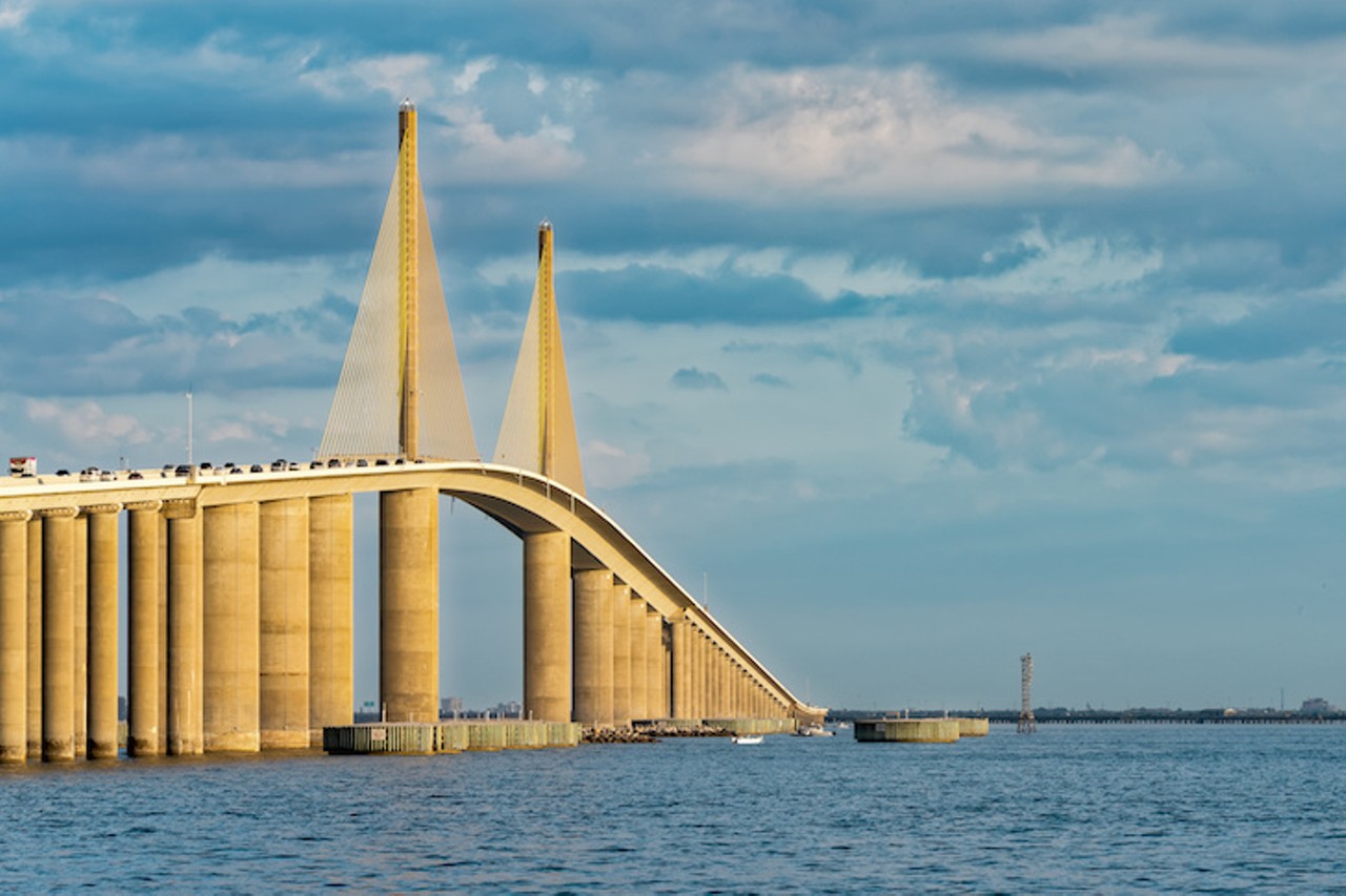 Sunshine Skyway Bridge
Of course, a Tampa Bay-set film wouldn&#146;t be complete without a shot of one of our most famous landmarks: The Sunshine Skyway Bridge.
Photo via Adobe